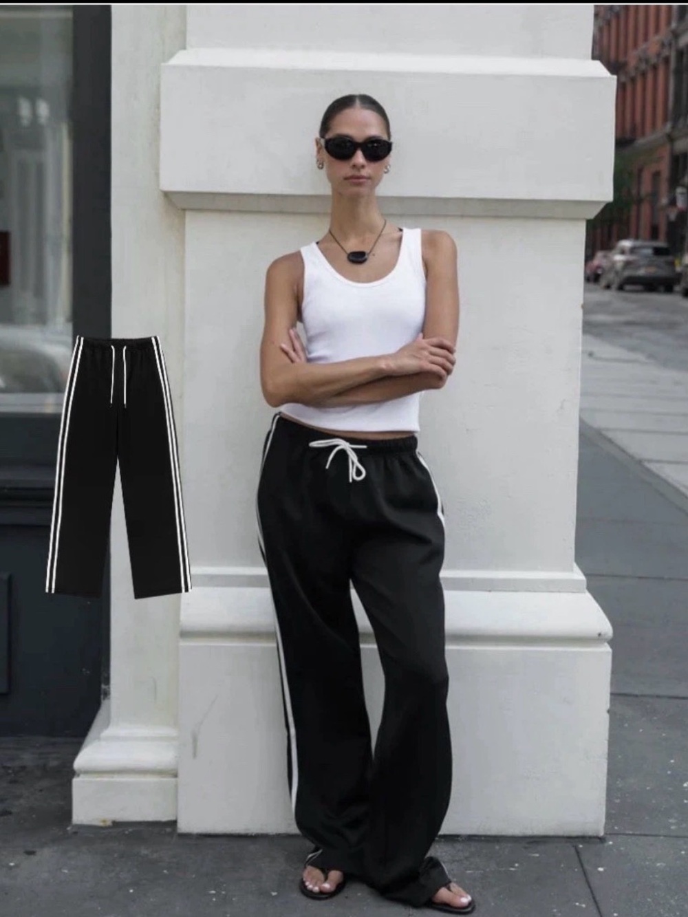 Parke Track Pants - Medium - Black